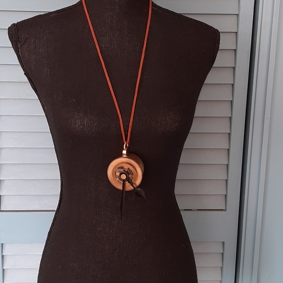 Handmade Steampunk Style Necklace - Picture 2 of 8